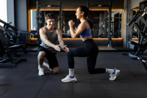 vida sana y un entrenador personal