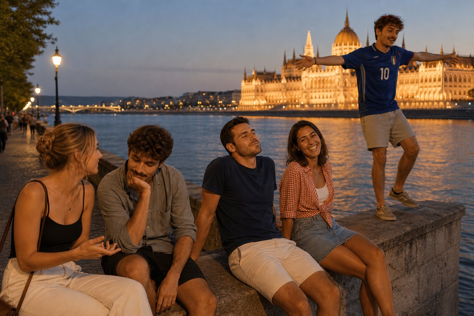 Budapest The team of GoRandom in Budapest, in August 2024