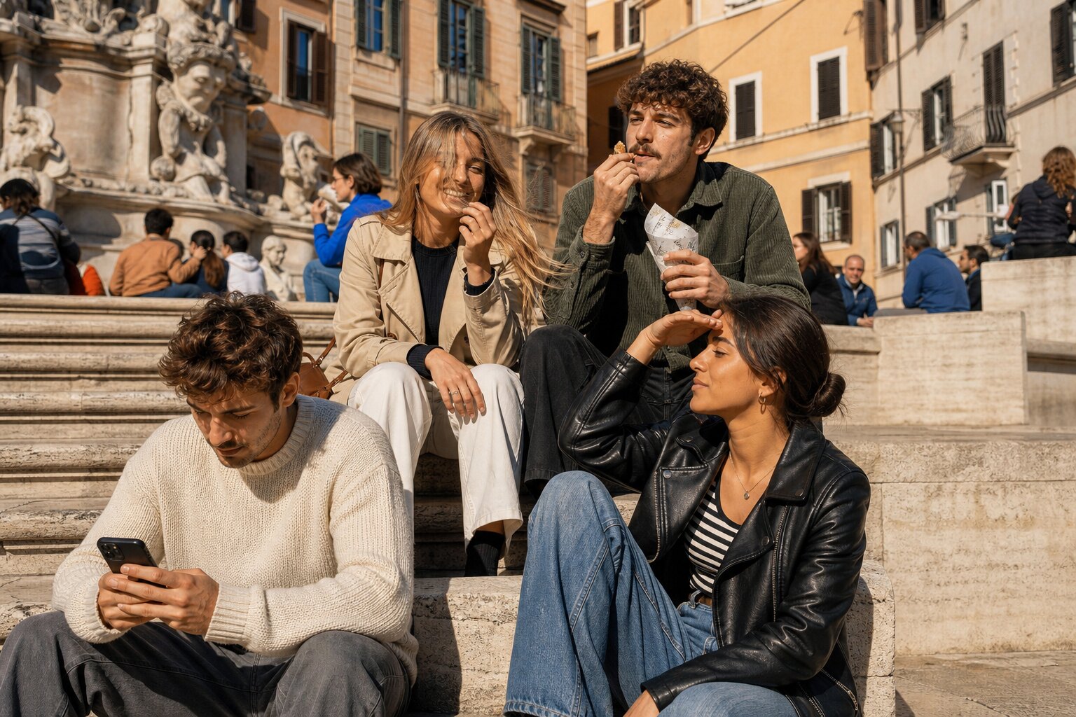 Rome Part of the team of GoRandom in Rome, in March 2024